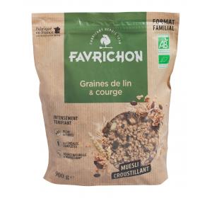 MUESLI CROUSTILLANT LIN COURGE 900G