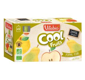 COOL FRUITS POMME POIRE ACEROLA X12
