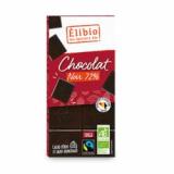 CHOCOLAT NOIR 72% CACAO 100G FAIRTRADE